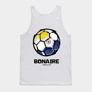 Bonaire Football Country Flag Tank Top